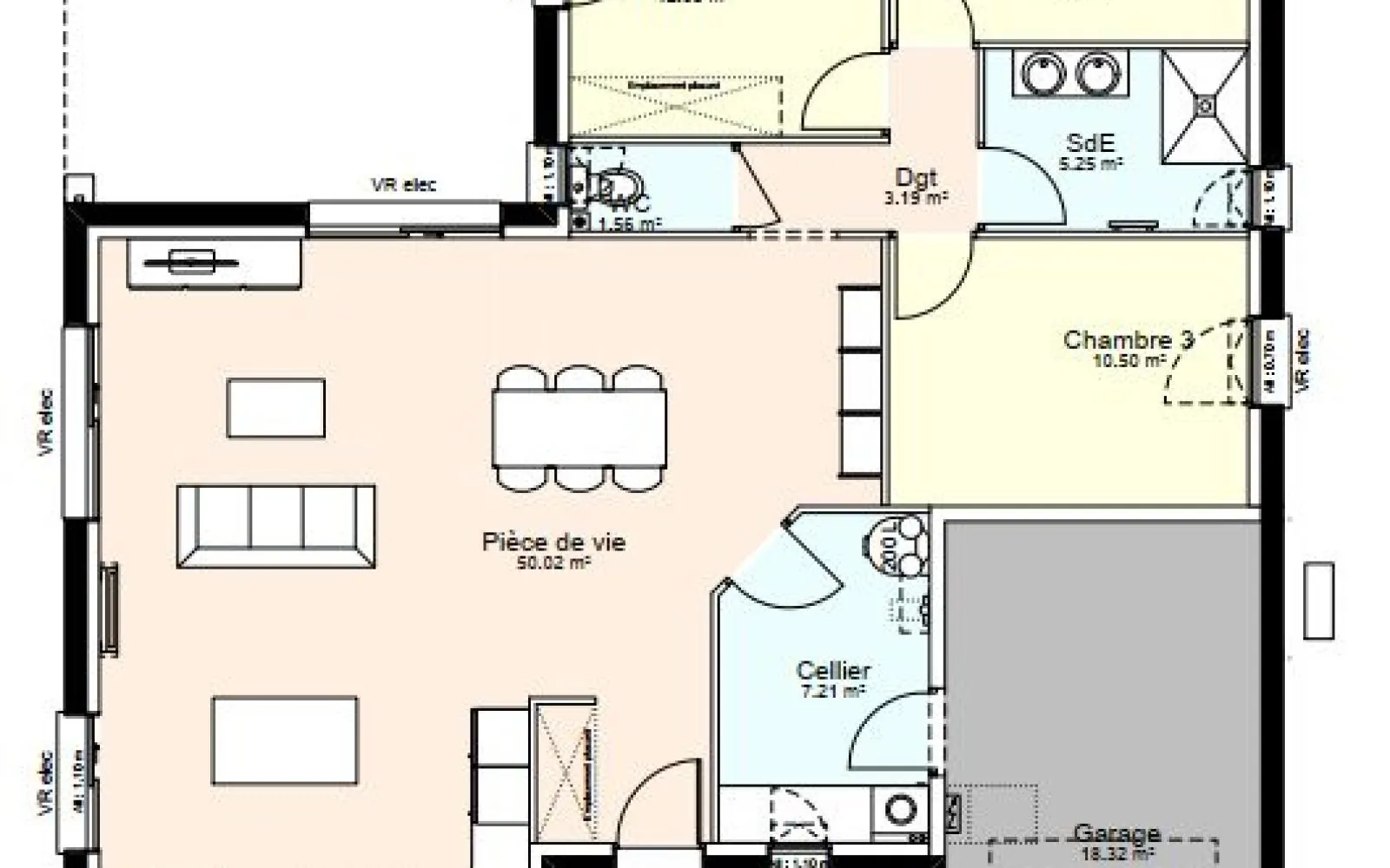 Maison 100 m² avec terrain à SAINT-LIN à Saint-Lin — photo 3