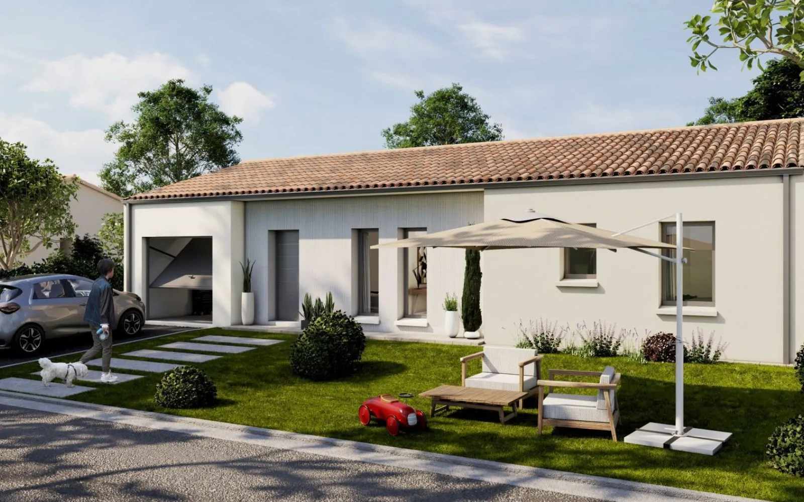 Maison 100.72 m² avec terrain à POMPAIRE à Pompaire — photo 1