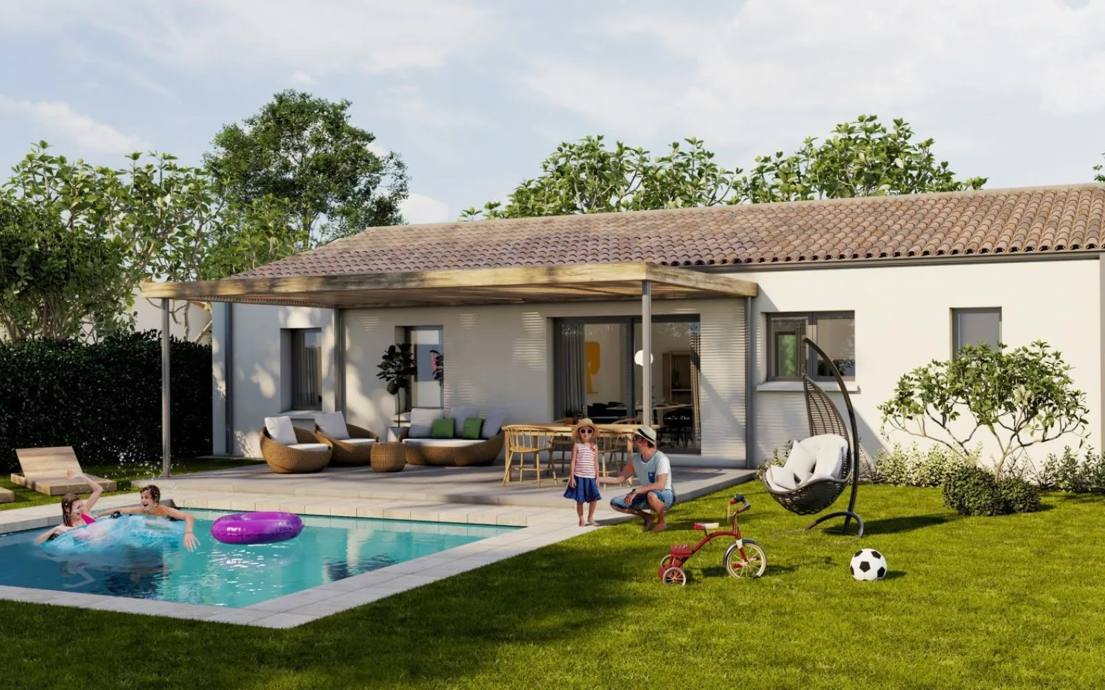 Maison 100.72 m² avec terrain à POMPAIRE à Pompaire — photo 2