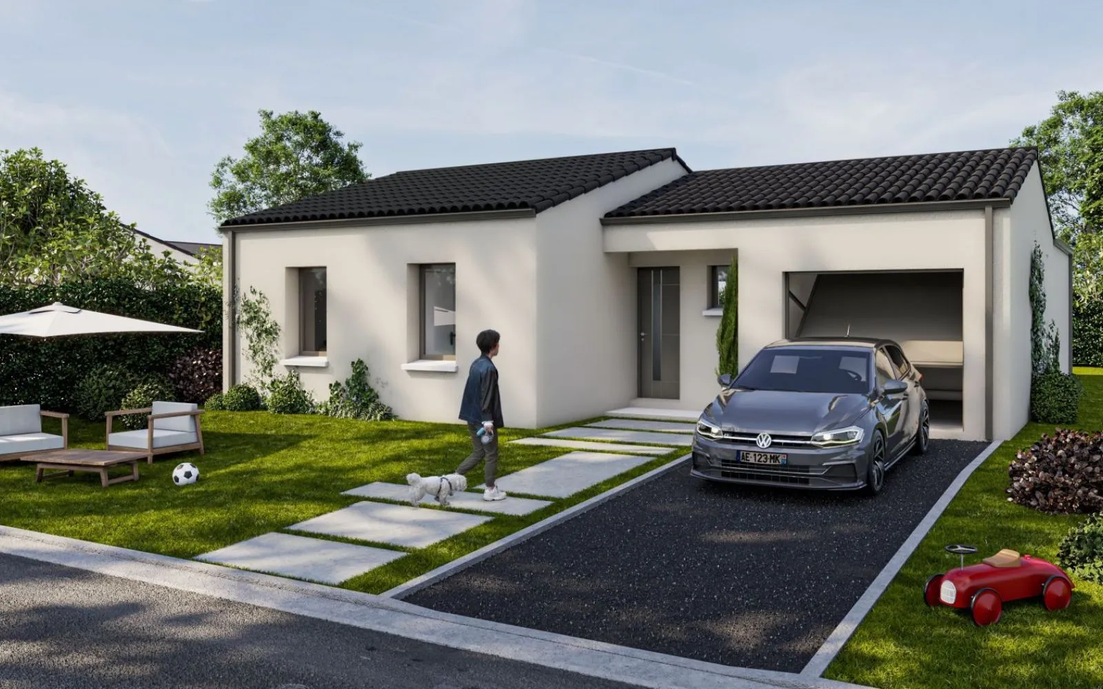 Maison 88.48 m² avec terrain à SAINT-MARC-LA-LANDE à Saint-Marc-la-Lande — photo 1