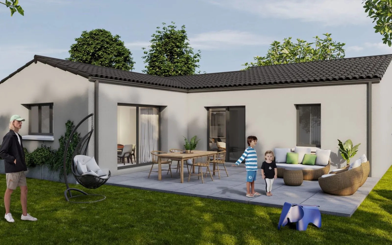 Maison 88.48 m² avec terrain à SAINT-MARC-LA-LANDE à Saint-Marc-la-Lande — photo 2