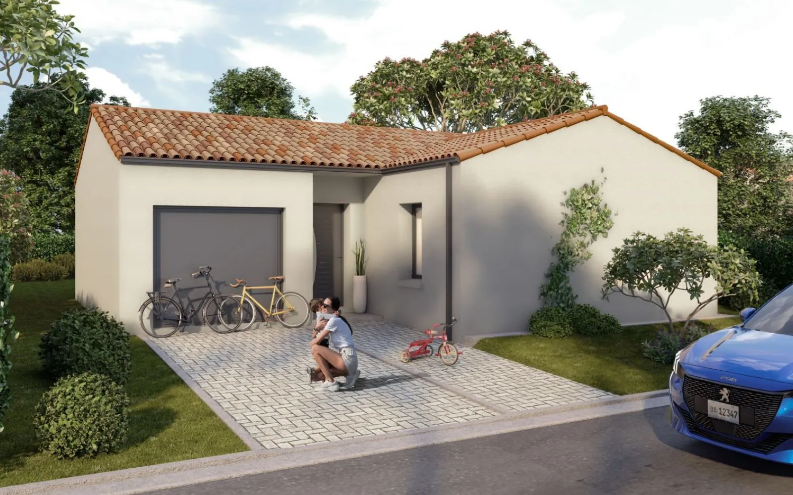Maison 73.66 m² avec terrain à AMAILLOUX à Amailloux — photo 1