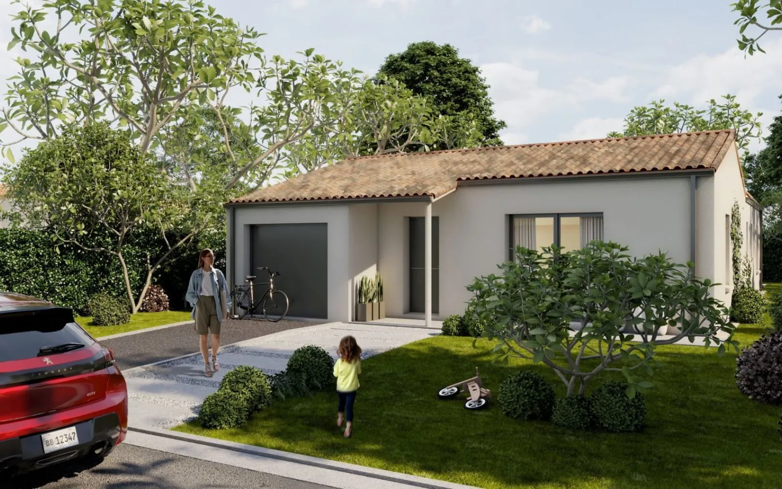 Maison 98.58 m² avec terrain à BOUILLE-LORETZ à Bouillé-Loretz — photo 1
