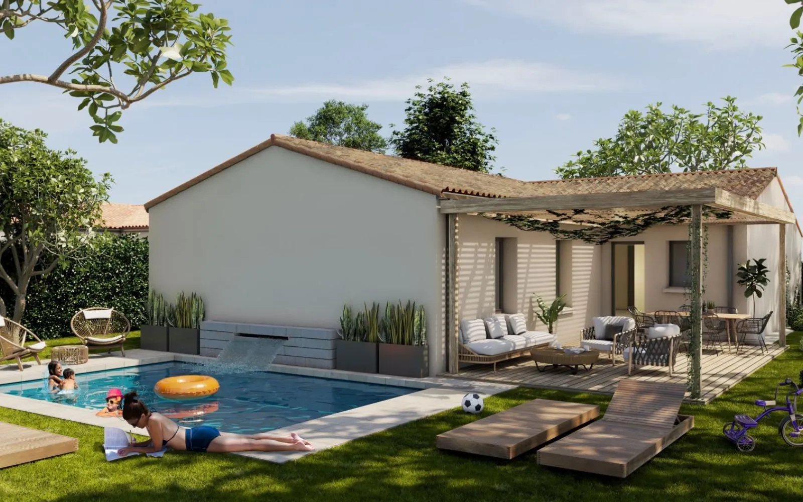 Maison 98.58 m² avec terrain à BOUILLE-LORETZ à Bouillé-Loretz — photo 2