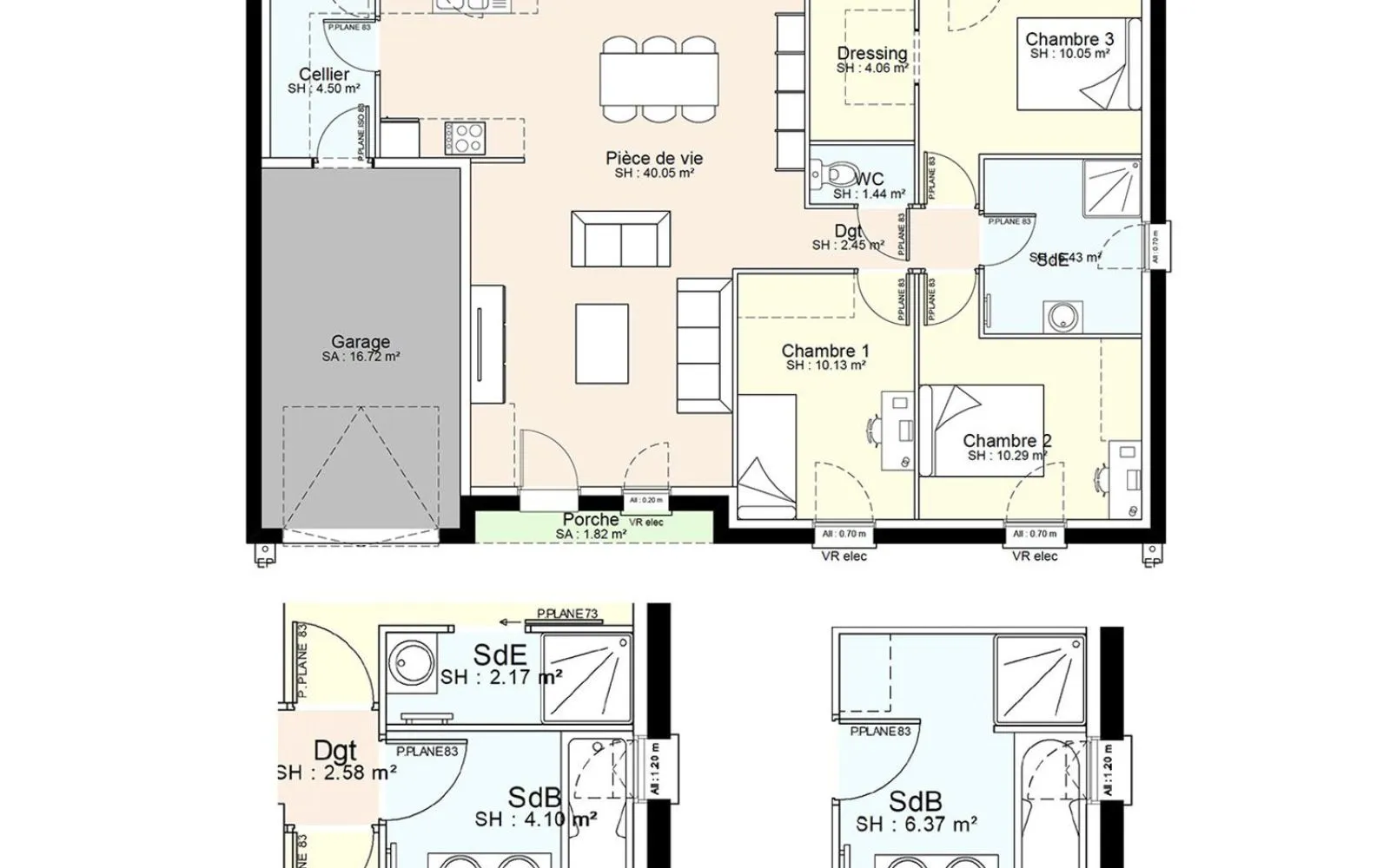 Maison 89.4 m² avec terrain à NUEIL-LES-AUBIERS à Nueil-les-Aubiers — photo 3