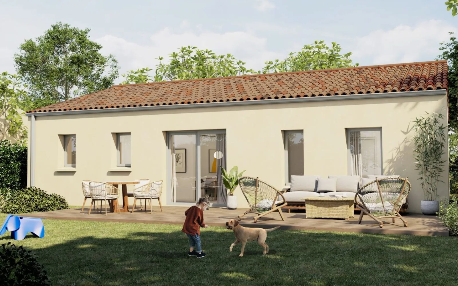 Maison 74.03 m² avec terrain à BOURNEAU à Bourneau — photo 2