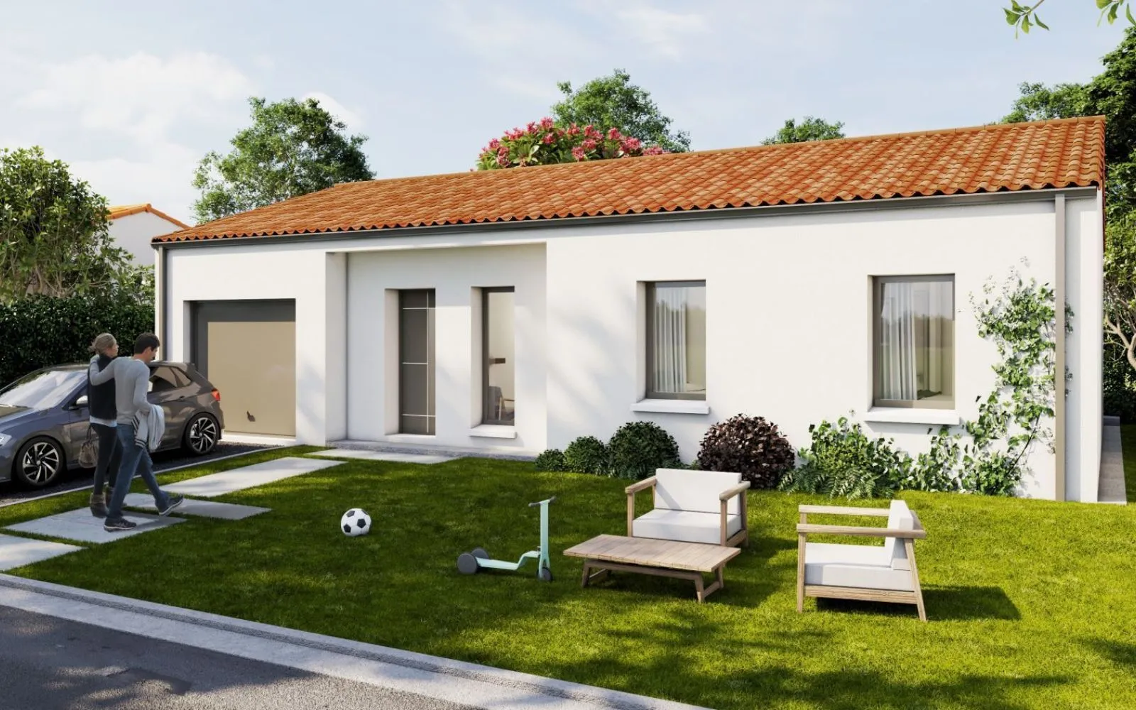Maison 88.19 m² avec terrain à VAUSSEROUX à Vausseroux — photo 1