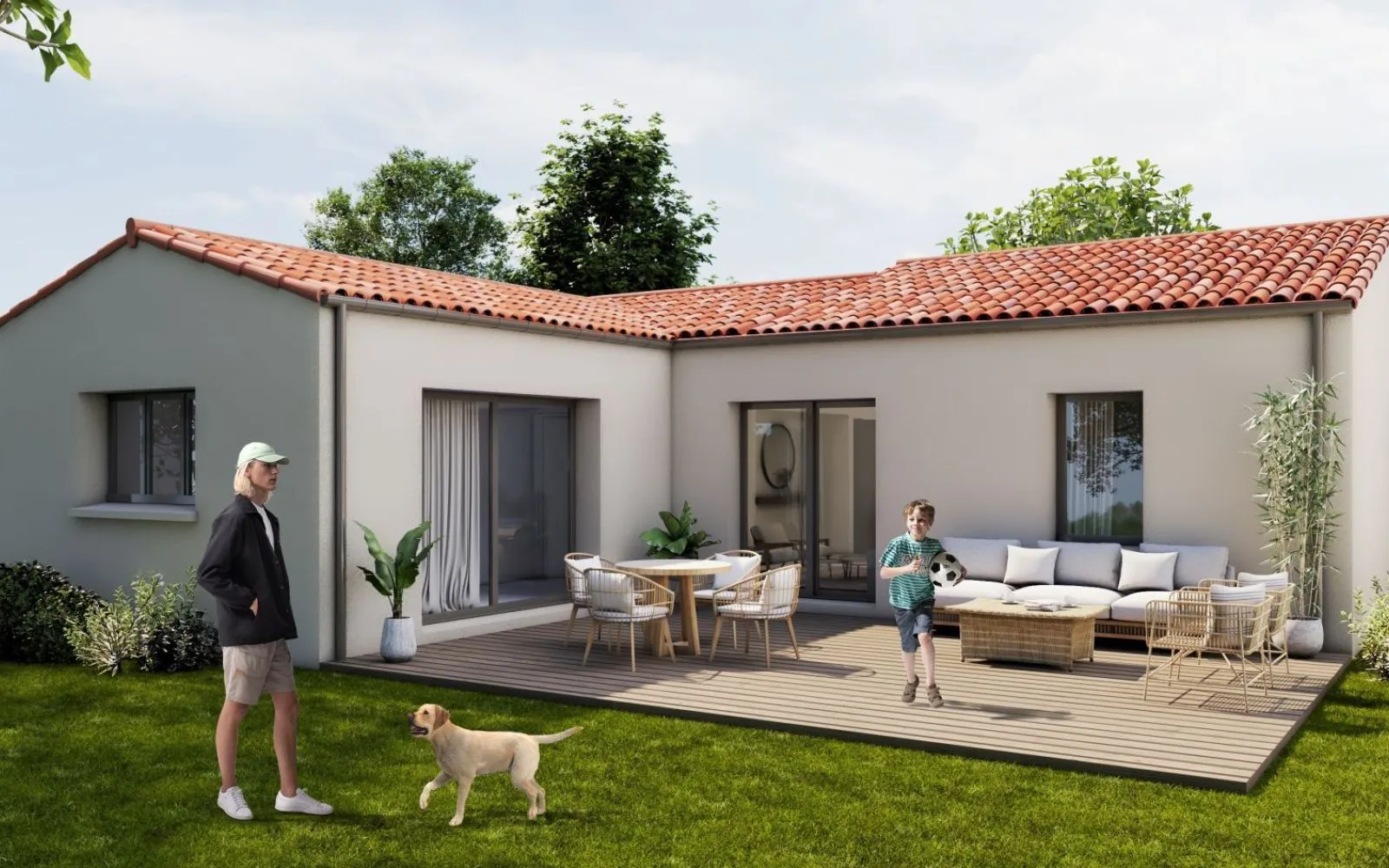Maison 87.39 m² avec terrain à AZAY-SUR-THOUET à Azay-sur-Thouet — photo 2