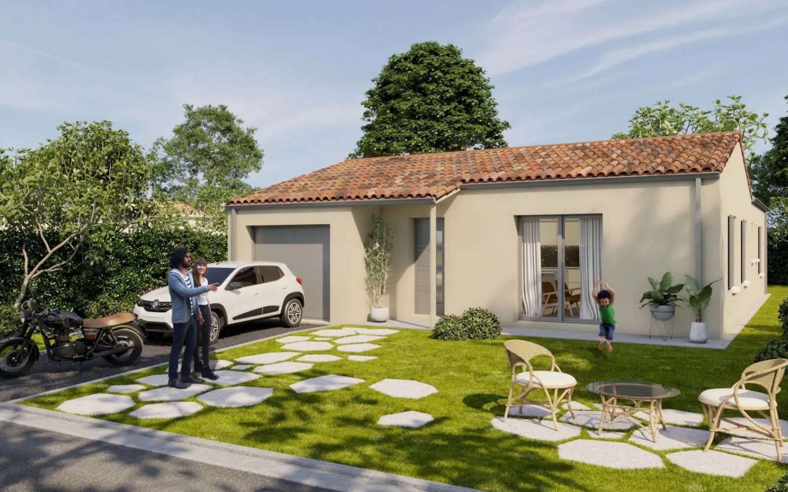 Maison 93.56 m² avec terrain à VAUSSEROUX à Vausseroux — photo 1