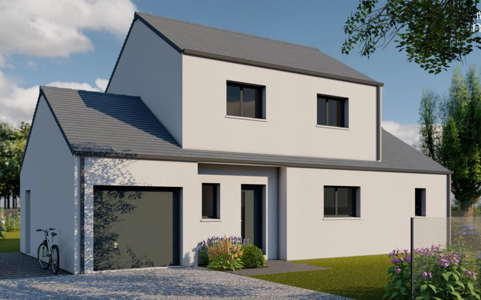 Maison 102.12 m² avec terrain à BELLIGNE (44) à Belligné — photo 1