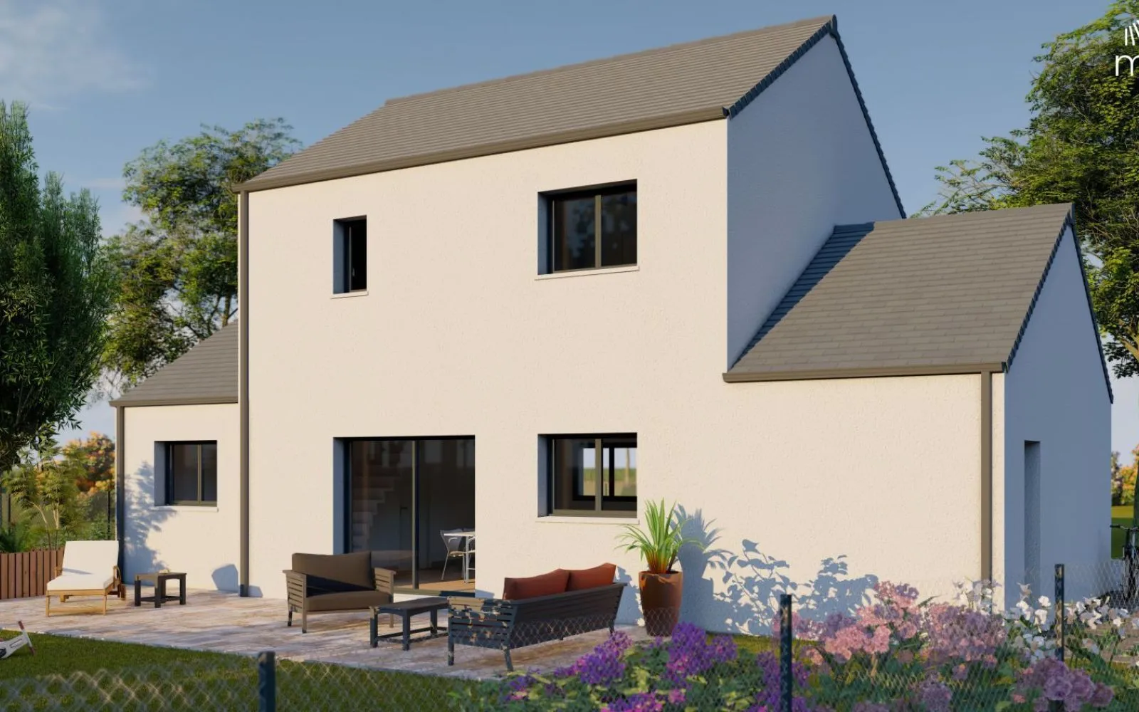 Maison 102.12 m² avec terrain à BELLIGNE (44) à Belligné — photo 2