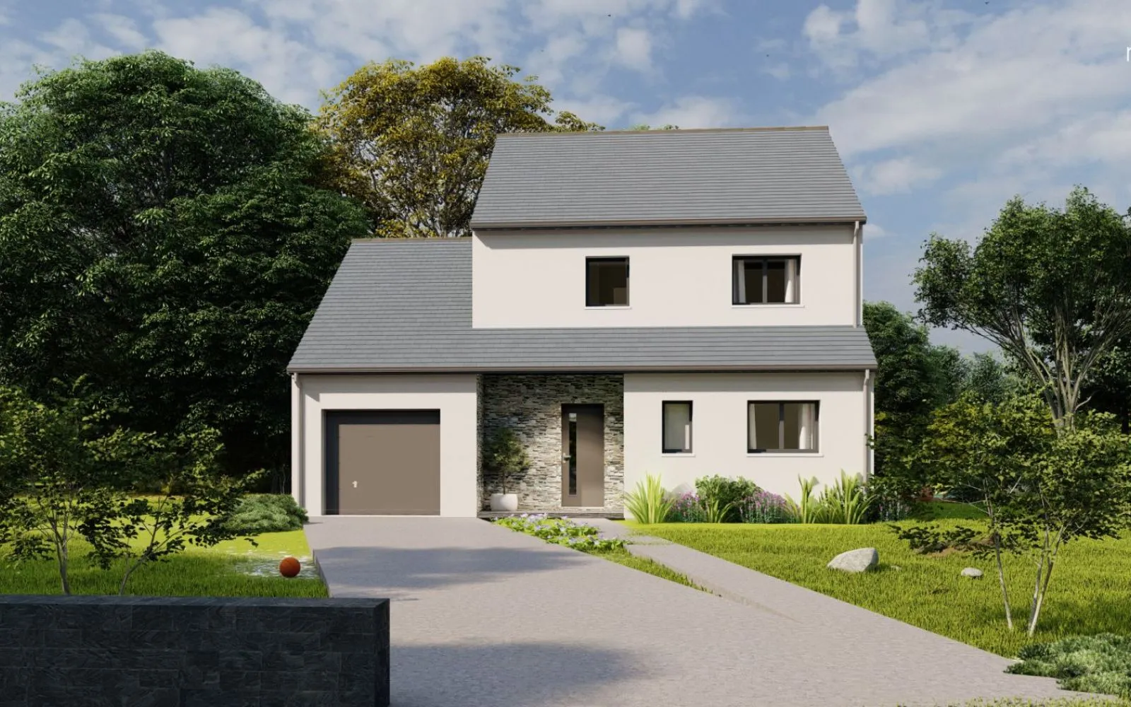 Maison 117.11 m² avec terrain à NOYANT-LA-GRAVOYERE (49) à Noyant-la-Gravoyère — photo 1