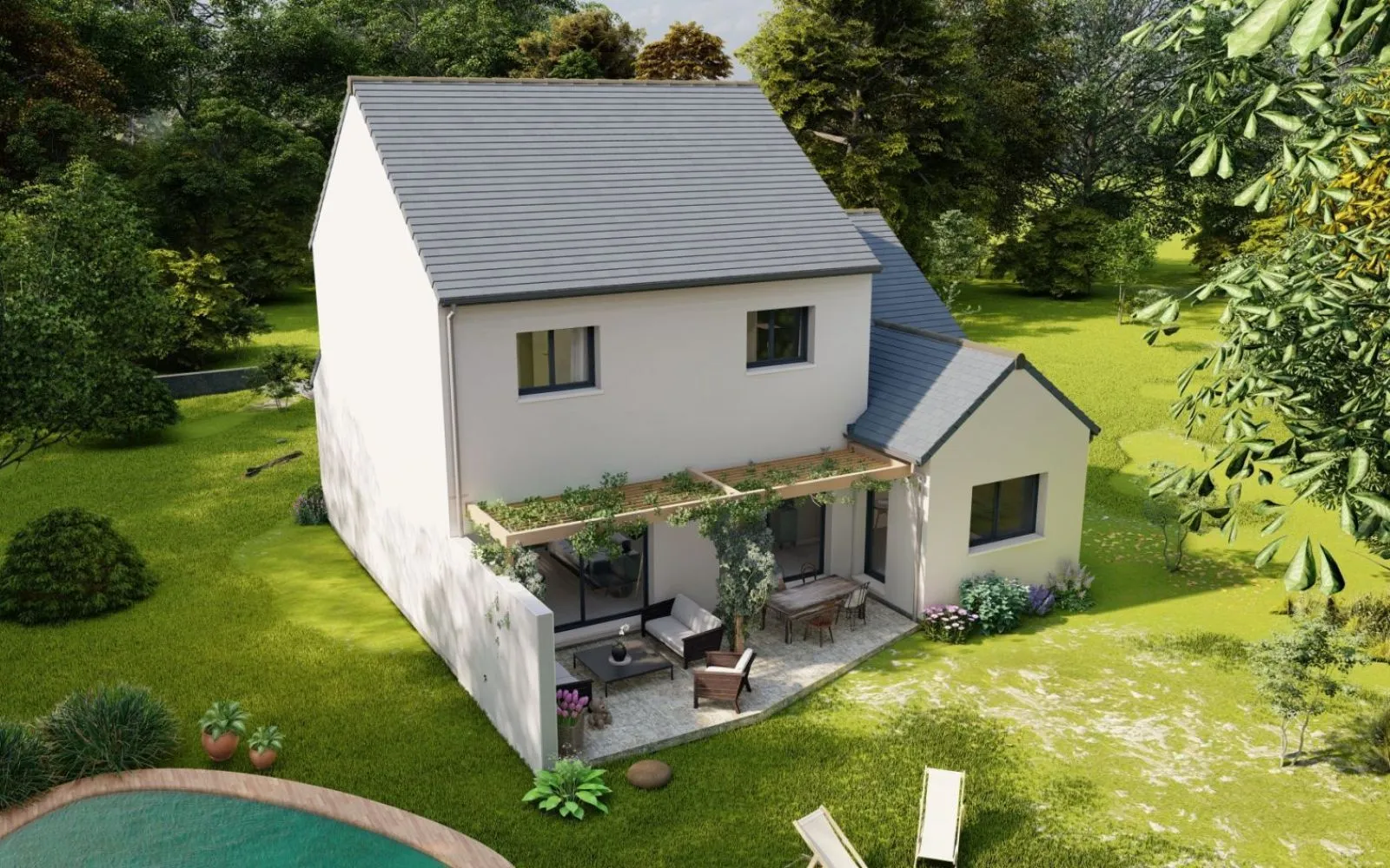 Maison 117.11 m² avec terrain à NOYANT-LA-GRAVOYERE (49) à Noyant-la-Gravoyère — photo 3