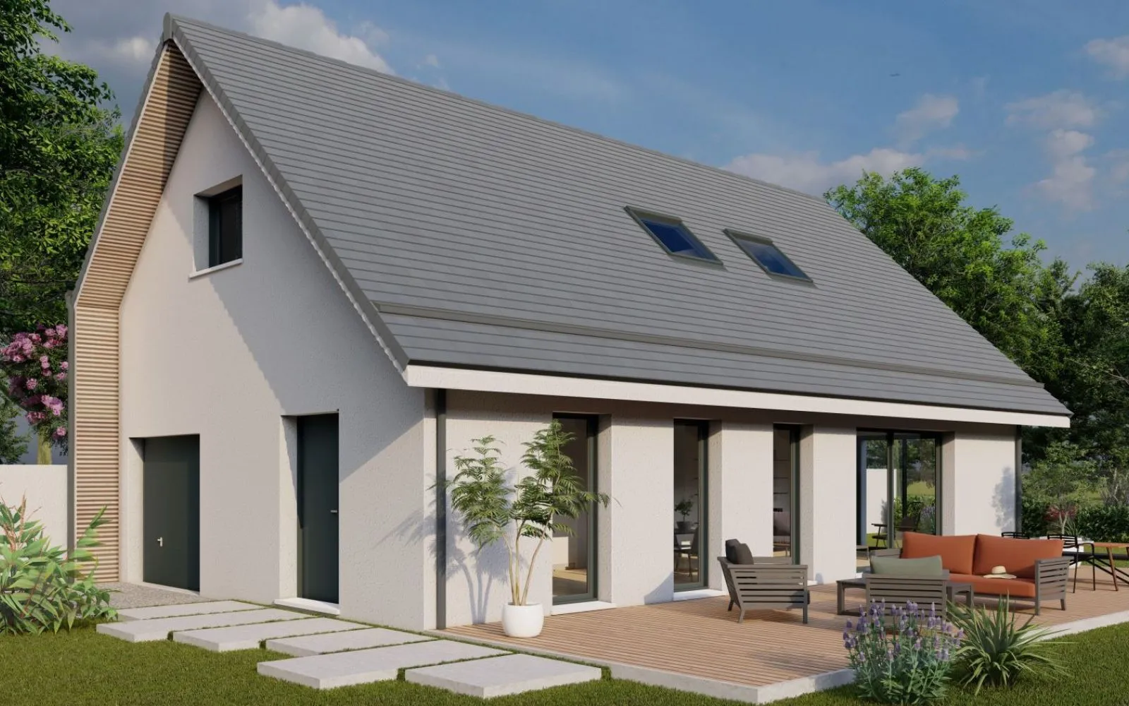 Maison 112.41 m² avec terrain à SAINT-AIGNAN-GRANDLIEU (44) à Saint-Aignan-Grandlieu — photo 1