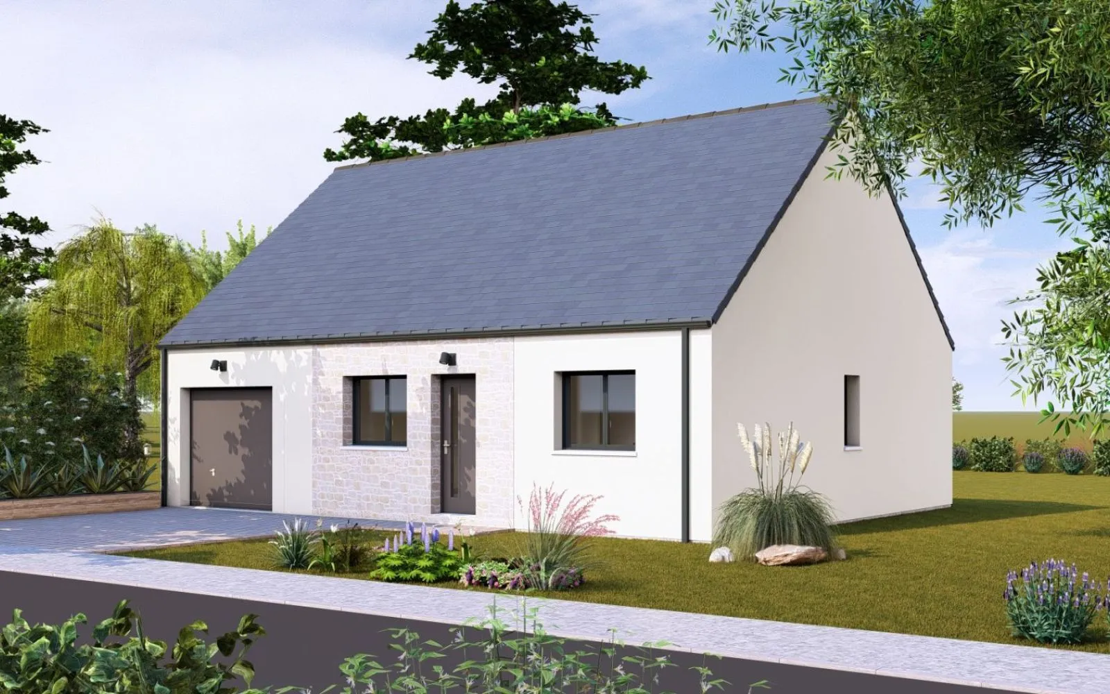 Maison 70 m² avec terrain à L'HOTELLERIE-DE-FLEE (49) à L'Hôtellerie-de-Flée — photo 1