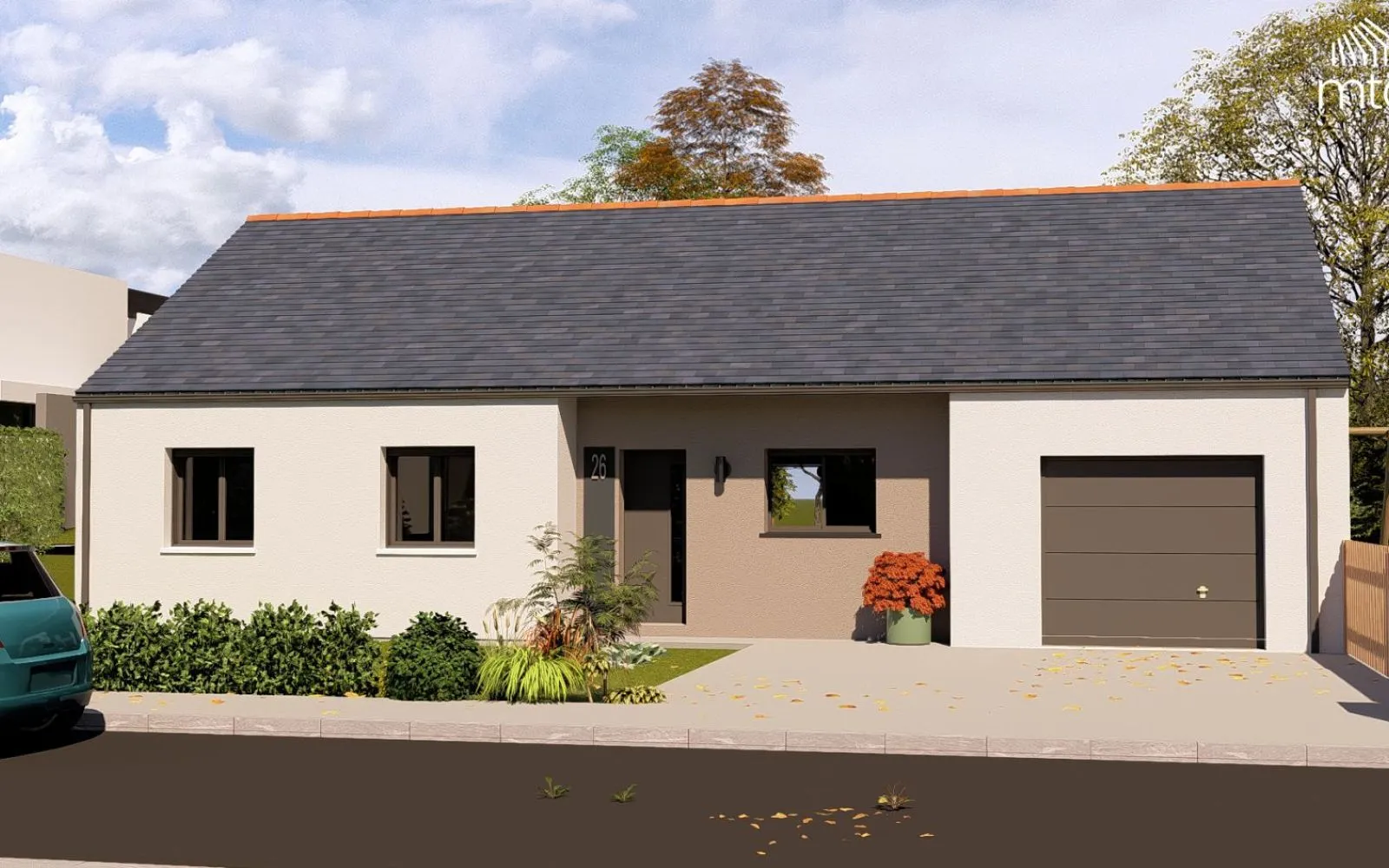 Maison 98 m² avec terrain à SAINT-GEORGES-SUR-LAYON (49) à Saint-Georges-sur-Layon — photo 1