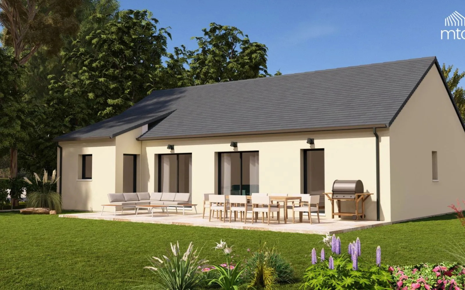 Maison 96 m² avec terrain à SAINT-GEORGES-SUR-LAYON (49) à Saint-Georges-sur-Layon — photo 2