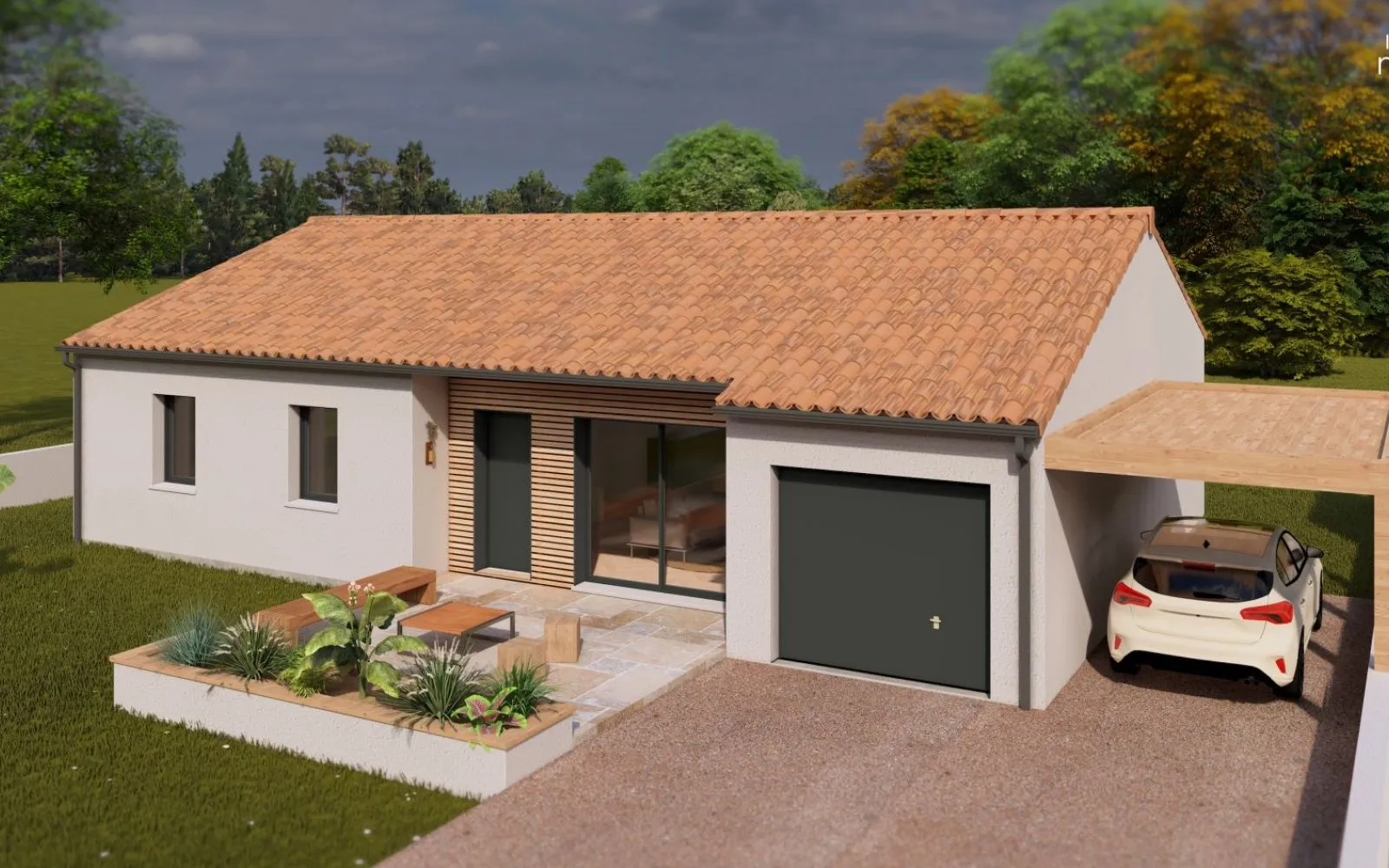 Maison 110.87 m² avec terrain à CHAMPTOCE-SUR-LOIRE (49) à Champtocé-sur-Loire — photo 1