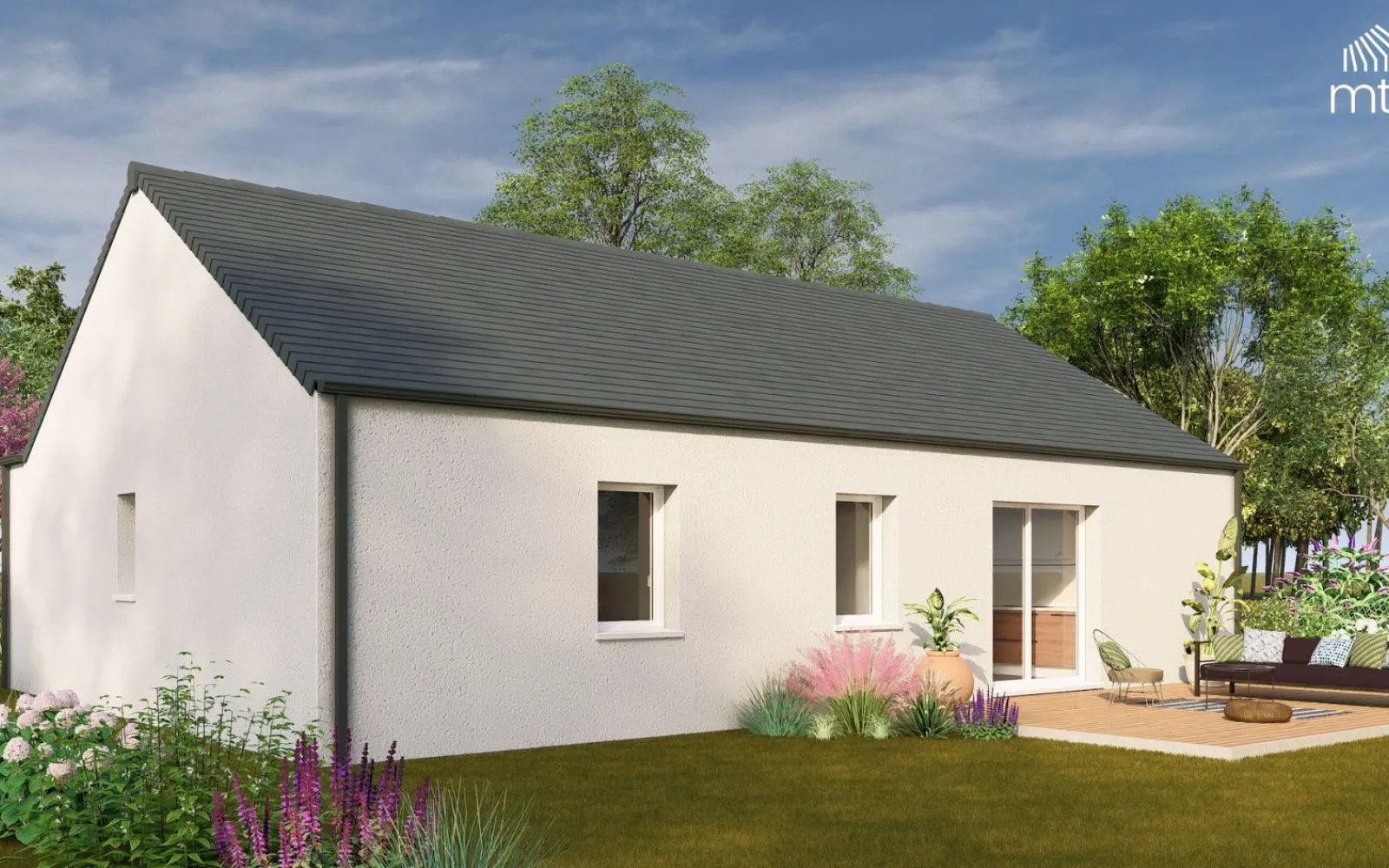 Maison 103 m² avec terrain à L'HOTELLERIE-DE-FLEE (49) à L'Hôtellerie-de-Flée — photo 1