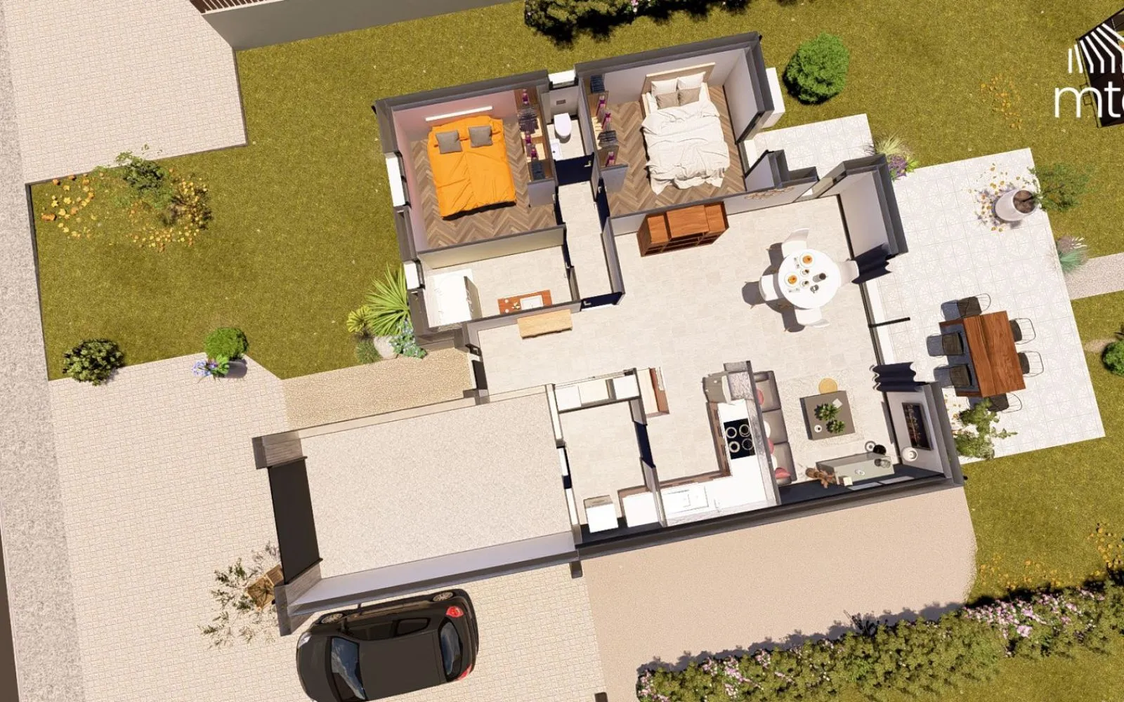 Maison 80.17 m² avec terrain à BELLIGNE (44) à Belligné — photo 3