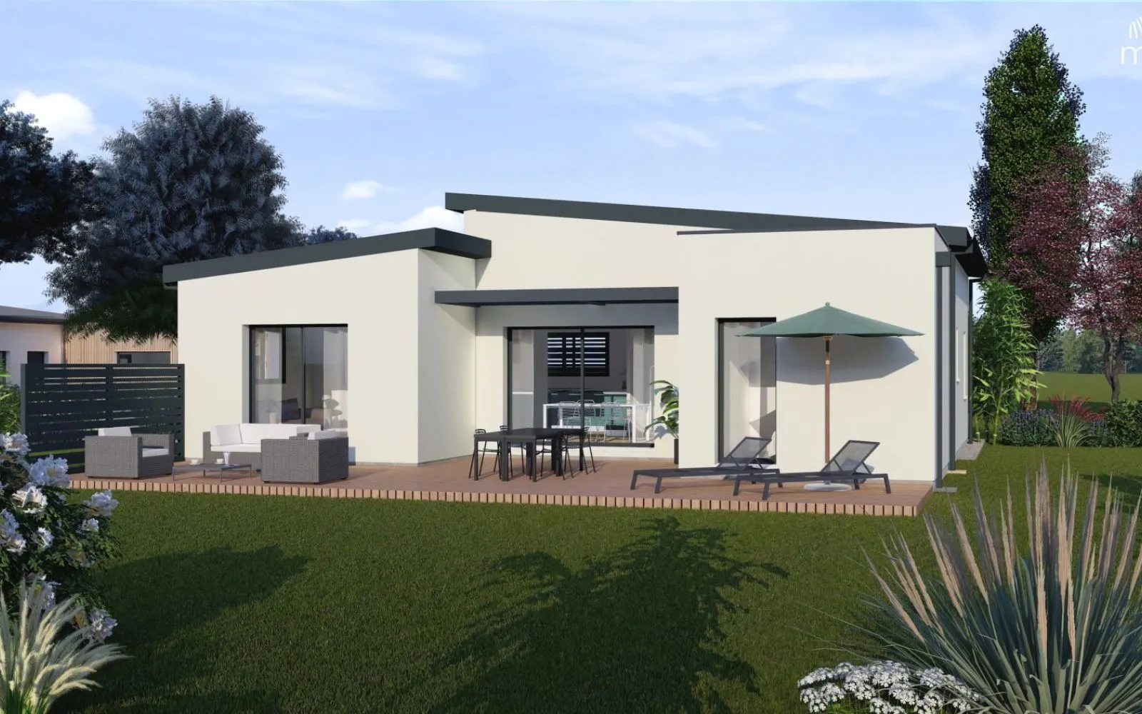 Maison 100.61 m² avec terrain à BELLIGNE (44) à Belligné — photo 2
