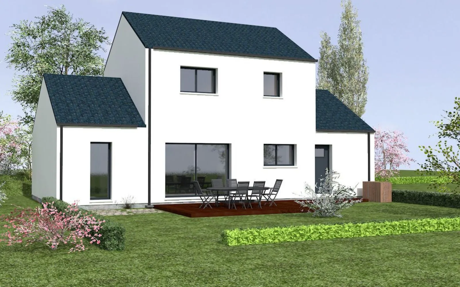 Maison 99.18 m² avec terrain à NOYANT-LA-GRAVOYERE (49) à Noyant-la-Gravoyère — photo 2