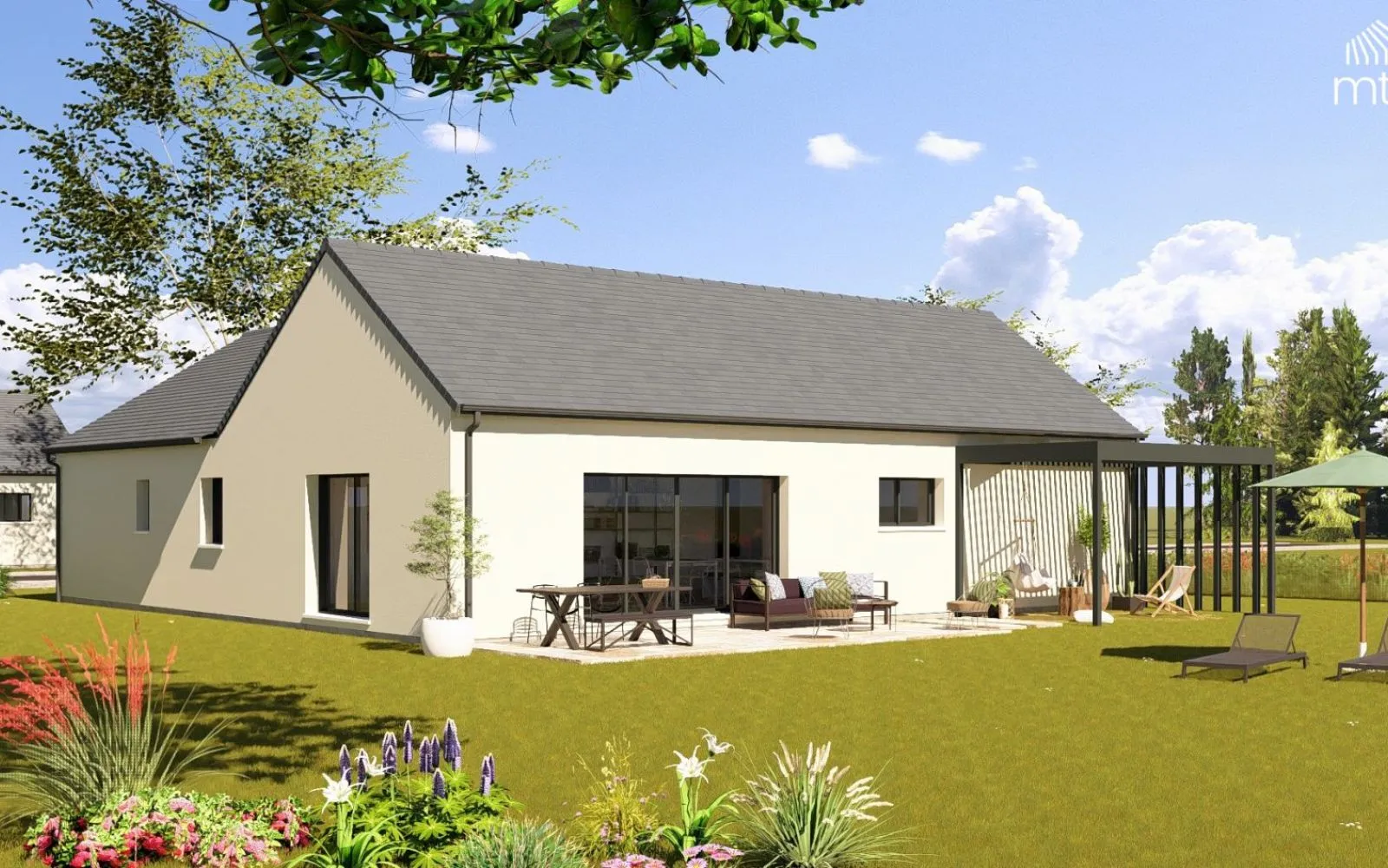 Maison 120 m² avec terrain à SAINT-GEORGES-SUR-LAYON (49) à Saint-Georges-sur-Layon — photo 2