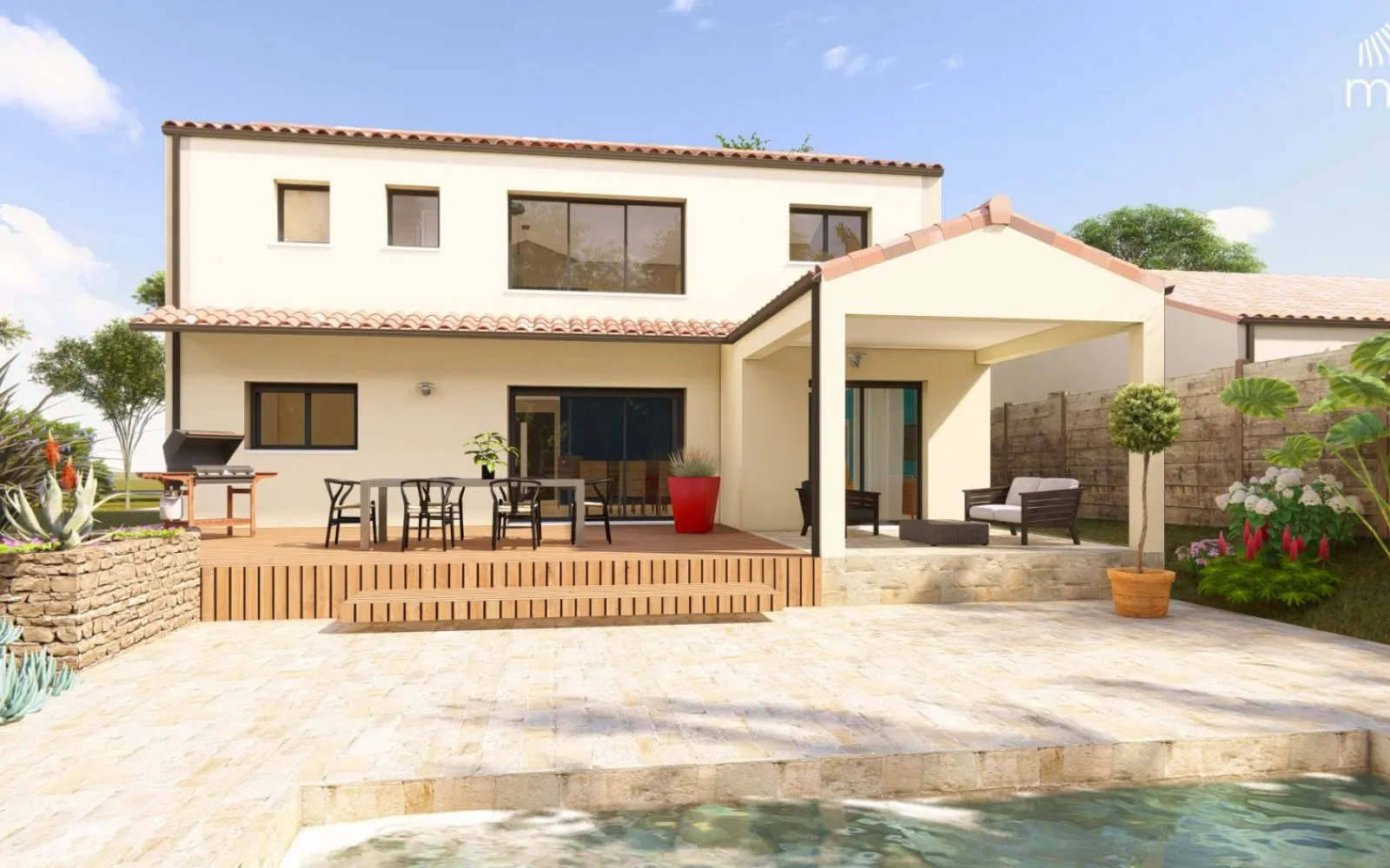 Maison 135.76 m² avec terrain à LA CHEVROLIERE (44) à La Chevrolière — photo 2