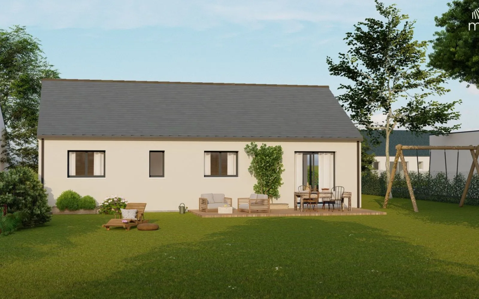 Maison 94.66 m² avec terrain à LA CHEVROLIERE (44) à La Chevrolière — photo 2