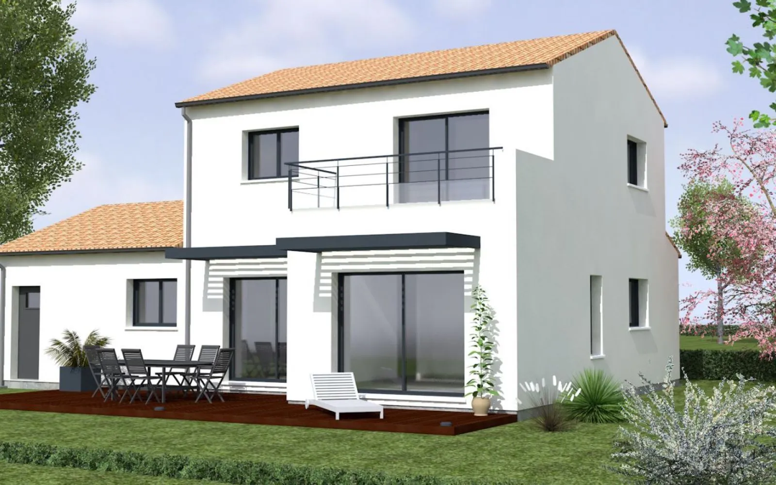 Maison 108.95 m² avec terrain à SAINT-AIGNAN-GRANDLIEU (44) à Saint-Aignan-Grandlieu — photo 2