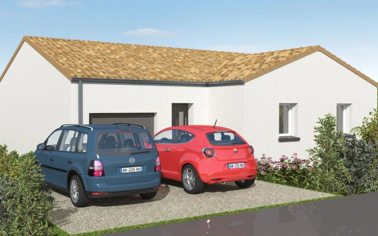 Maison 91.32 m² avec terrain à AIGREFEUILLE-SUR-MAINE (44) à Aigrefeuille-sur-Maine — photo 1