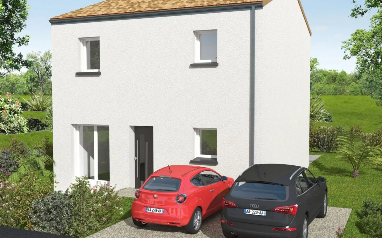 Maison 87.17 m² avec terrain à SAINT-PHILBERT-DE-GRAND-LIEU (44) à Saint-Philbert-de-Grand-Lieu — photo 1