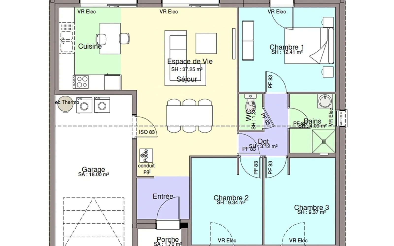 Maison 76.88 m² avec terrain à MACHECOUL-SAINT-MÊME (44) à Machecoul-Saint-Même — photo 3