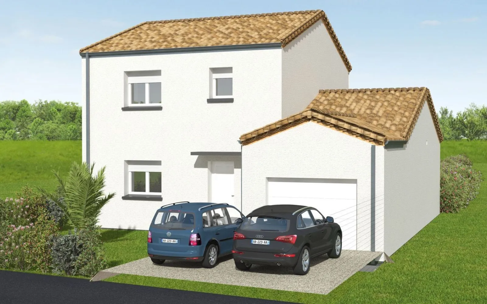 Maison 112.05 m² avec terrain à SAINT-PHILBERT-DE-GRAND-LIEU (44) à Saint-Philbert-de-Grand-Lieu — photo 1