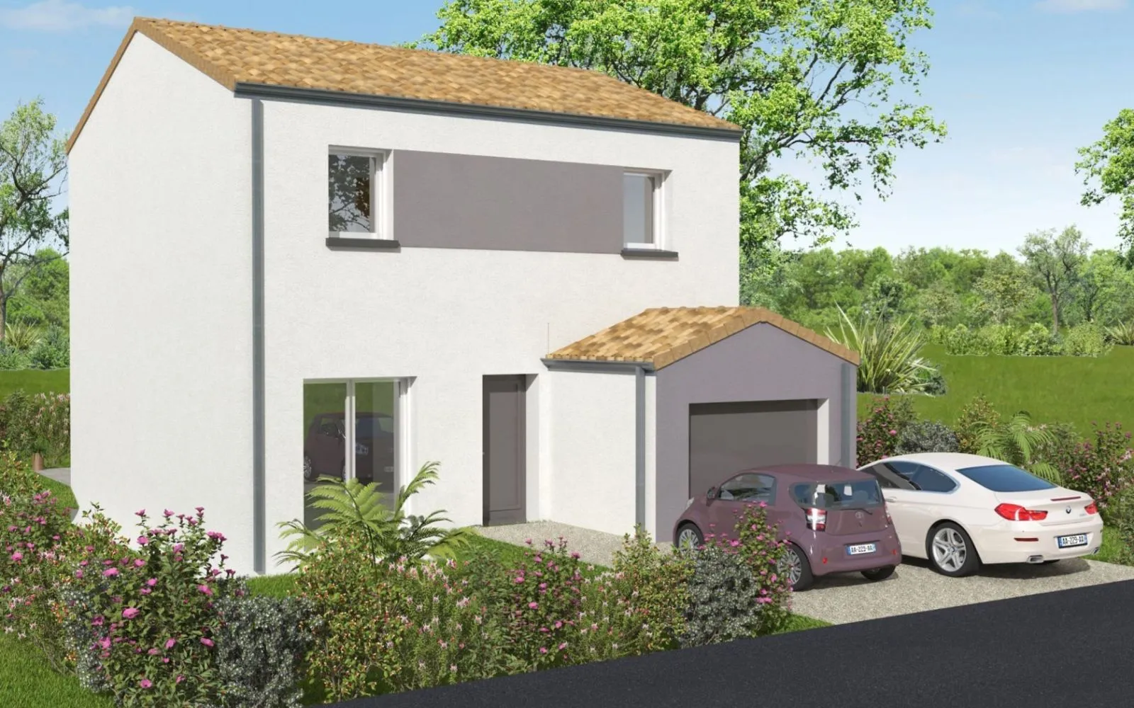 Maison 88.01 m² avec terrain à SAINT-COLOMBAN (44) à Saint-Colomban — photo 1