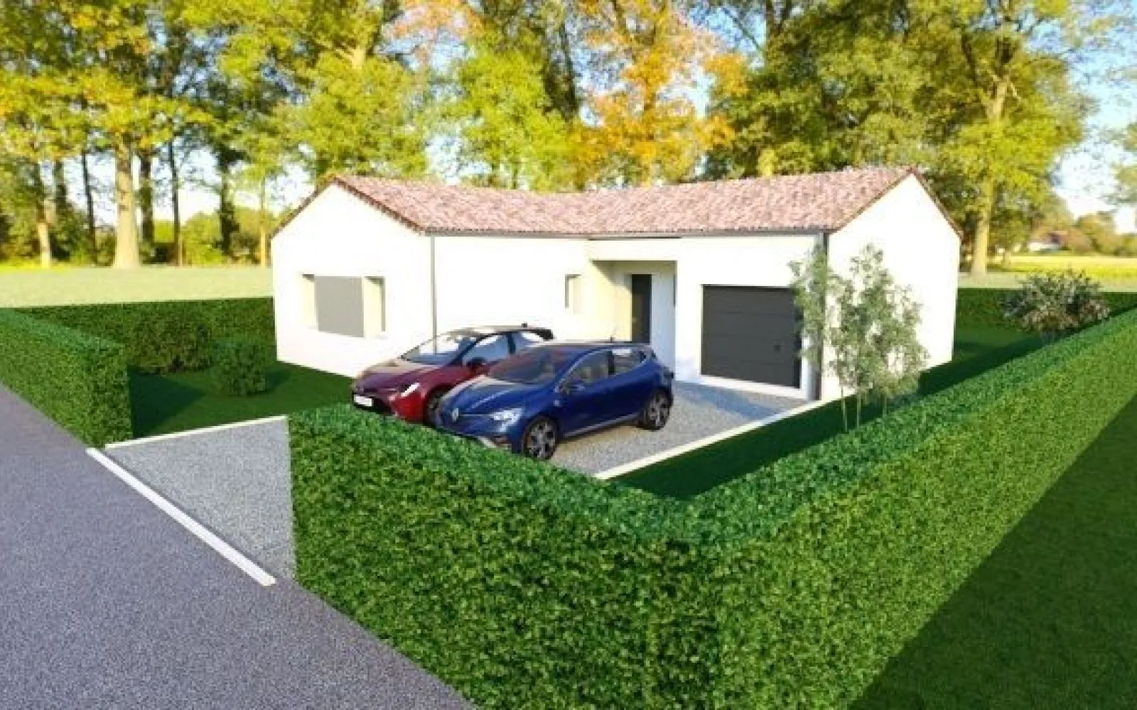 Maison 94.13 m² avec terrain à SAINT-PHILBERT-DE-GRAND-LIEU (44) à Saint-Philbert-de-Grand-Lieu — photo 1