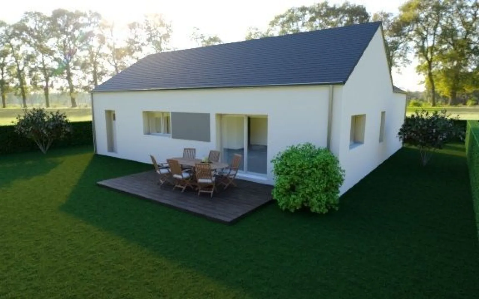 Maison 94.13 m² avec terrain à AIGREFEUILLE-SUR-MAINE (44) à Aigrefeuille-sur-Maine — photo 2