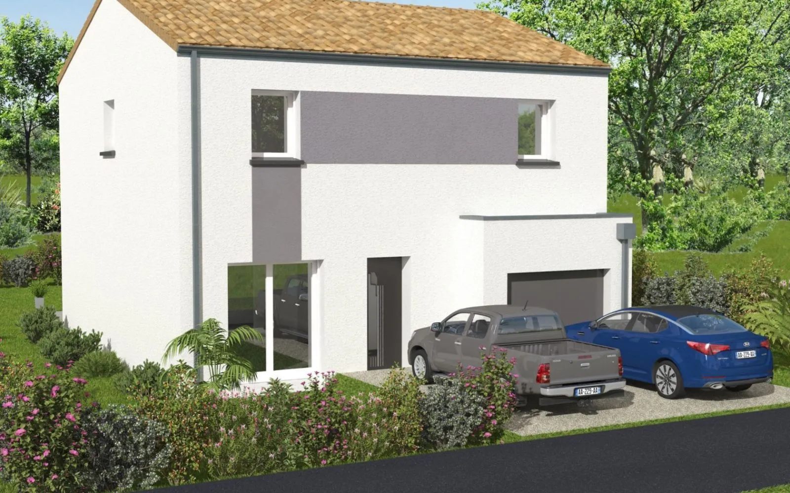 Maison 108.53 m² avec terrain à SAINT-PHILBERT-DE-GRAND-LIEU (44) à Saint-Philbert-de-Grand-Lieu — photo 1