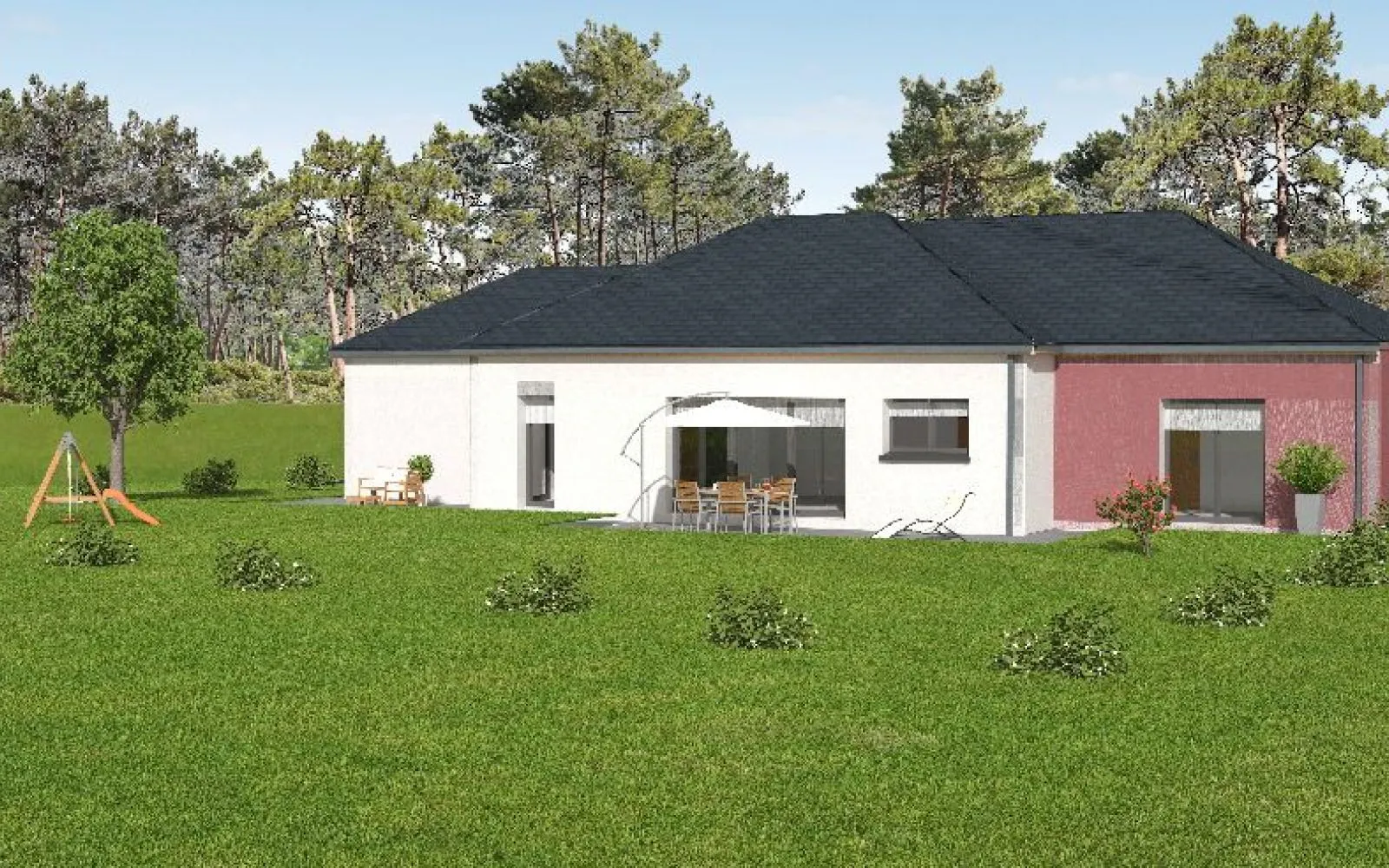 Maison 145.03 m² avec terrain à SAINT-PHILBERT-DE-GRAND-LIEU (44) à Saint-Philbert-de-Grand-Lieu — photo 2