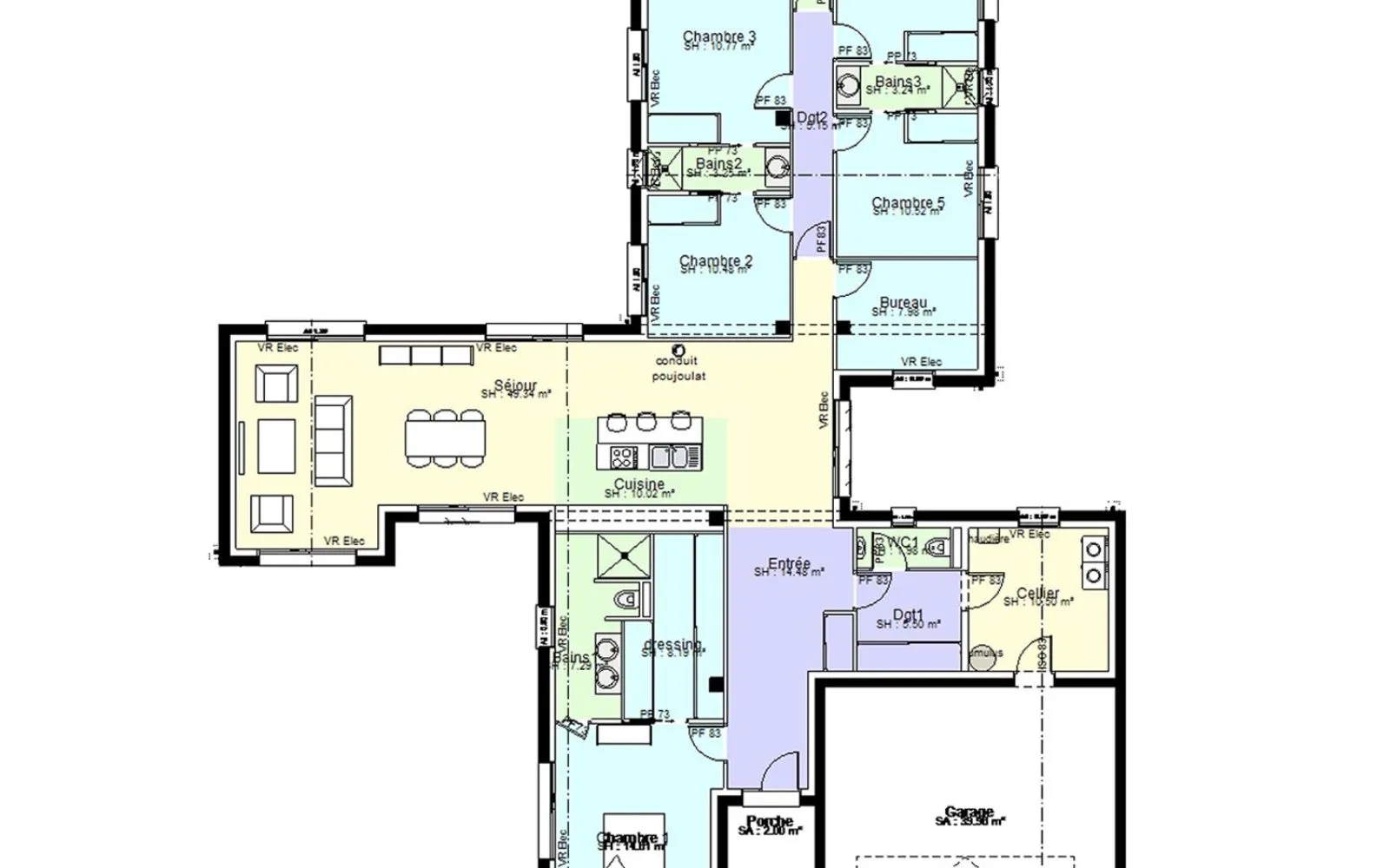 Maison 186 m² avec terrain à AIGREFEUILLE-SUR-MAINE (44) à Aigrefeuille-sur-Maine — photo 3