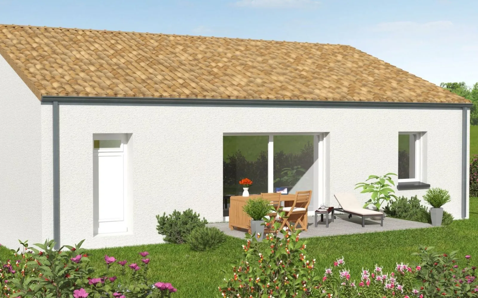 Maison 89.72 m² avec terrain à AIGREFEUILLE-SUR-MAINE (44) à Aigrefeuille-sur-Maine — photo 2