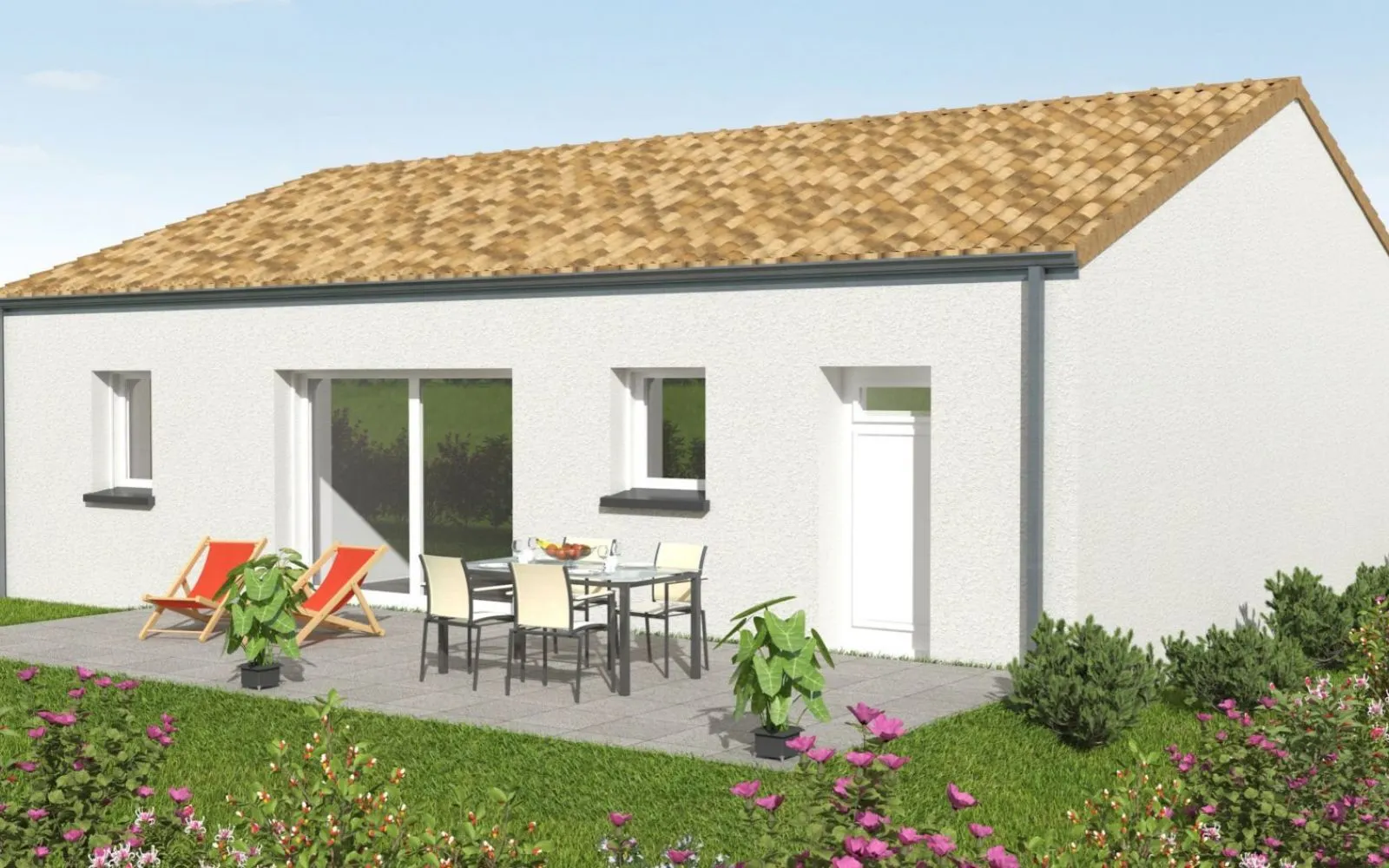 Maison 91.32 m² avec terrain à AIGREFEUILLE-SUR-MAINE (44) à Aigrefeuille-sur-Maine — photo 2