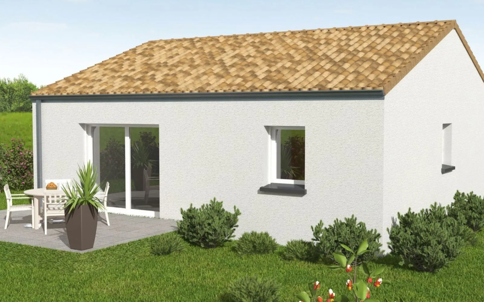 Maison 66.65 m² avec terrain à SAINT-PHILBERT-DE-GRAND-LIEU (44) à Saint-Philbert-de-Grand-Lieu — photo 2