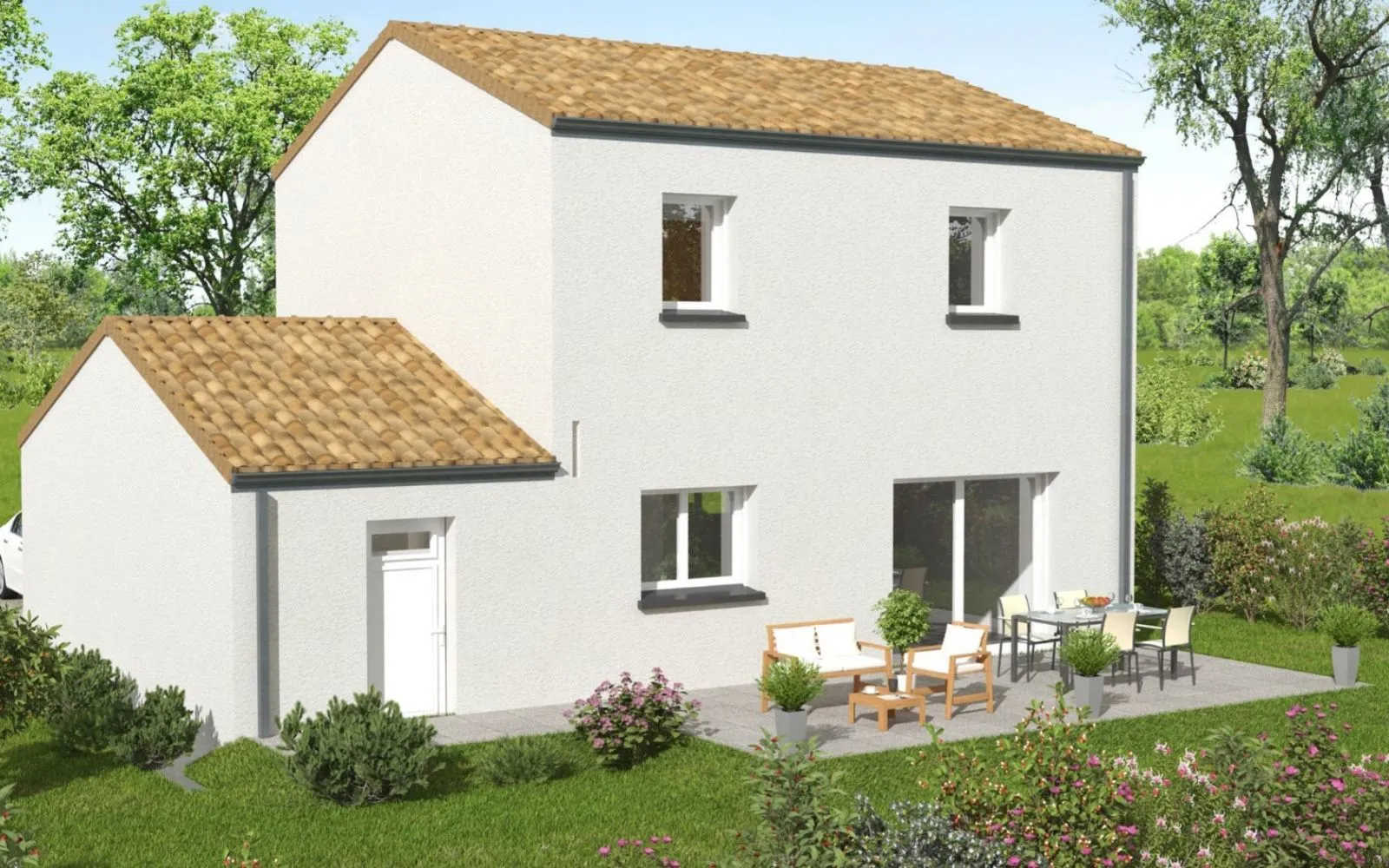 Maison 87.79 m² avec terrain à AIGREFEUILLE-SUR-MAINE (44) à Aigrefeuille-sur-Maine — photo 2