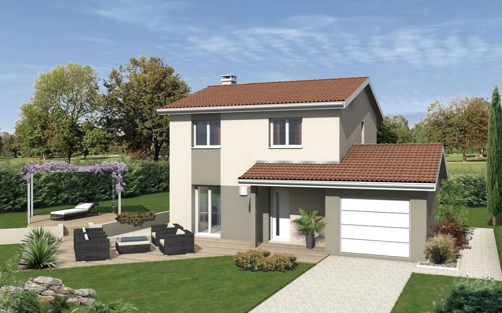 Maison 90 m² avec terrain à SIMANDRES (69) à Simandres — photo 1