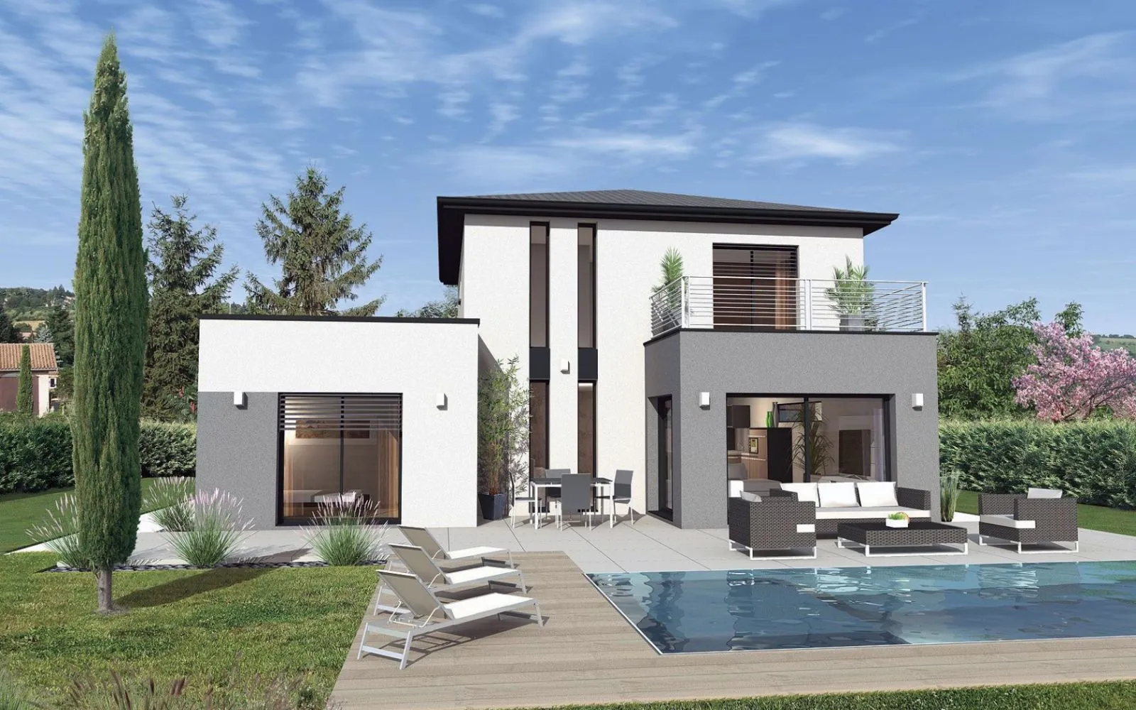 Maison 123 m² avec terrain à CREMIEU (38) à Crémieu — photo 1