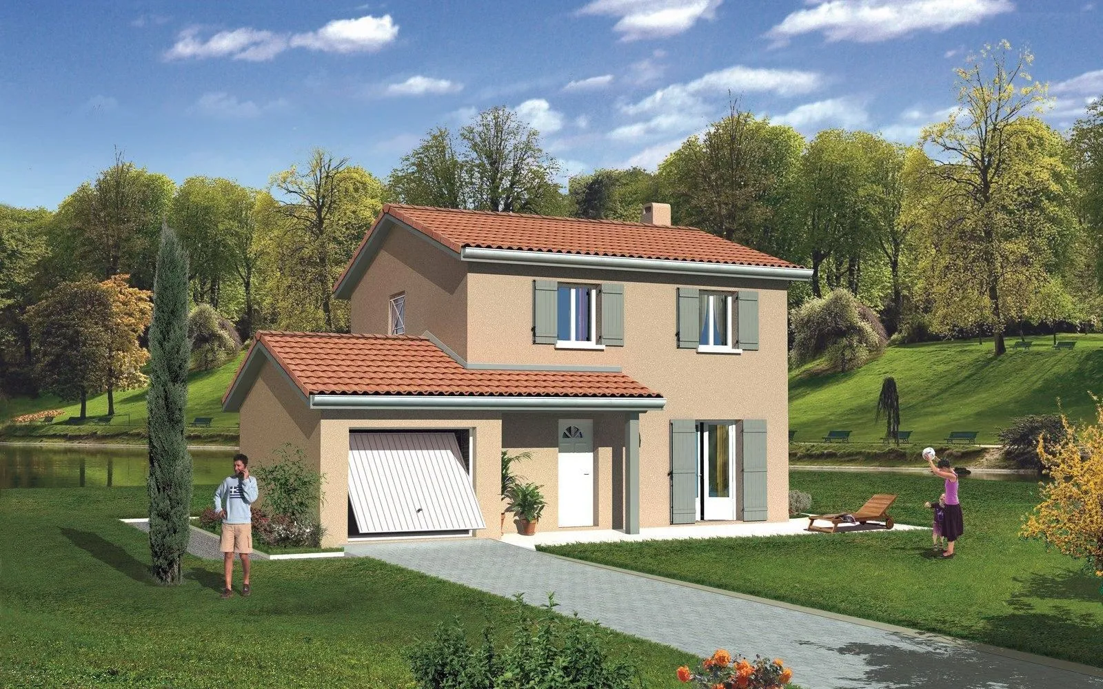 Maison 90 m² avec terrain à DECINES-CHARPIEU (69) à Décines-Charpieu — photo 1