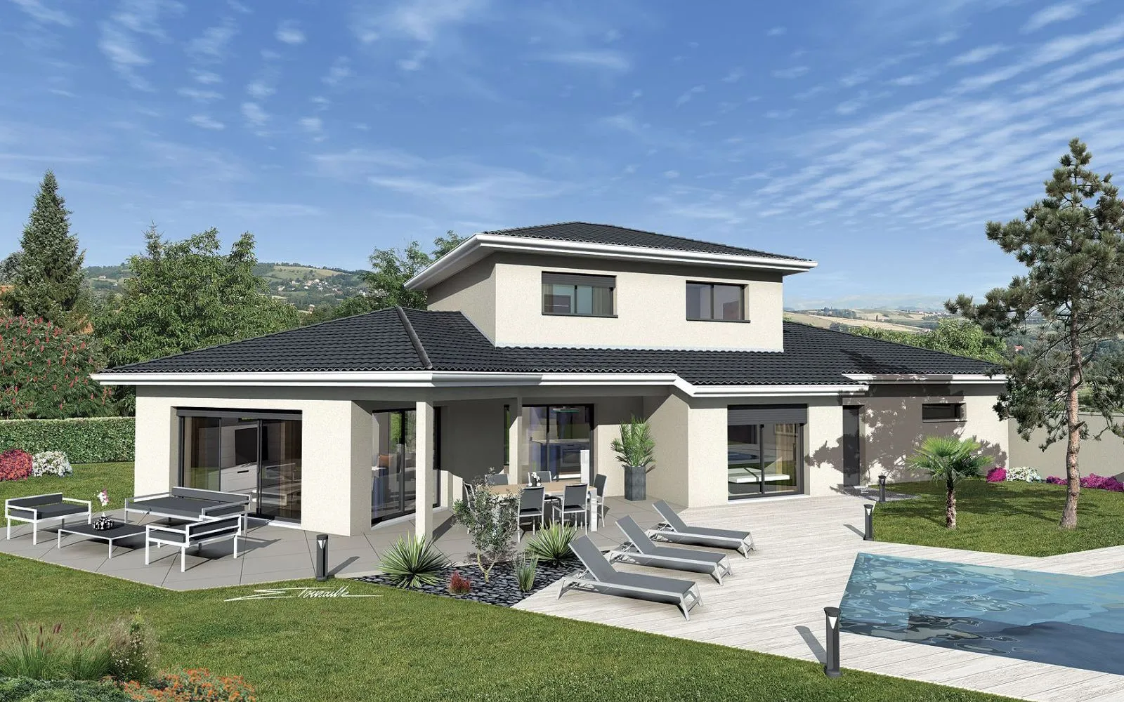 Maison 130 m² avec terrain à CREMIEU (38) à Crémieu — photo 1