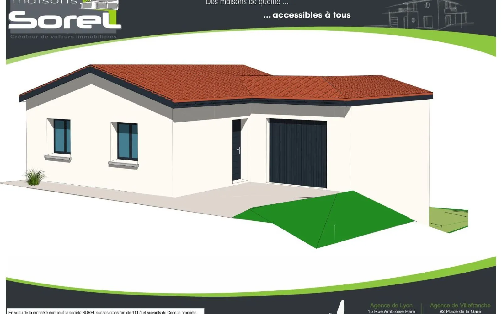 Maison 81.95 m² avec terrain à SEPTEME (38) à Septème — photo 1