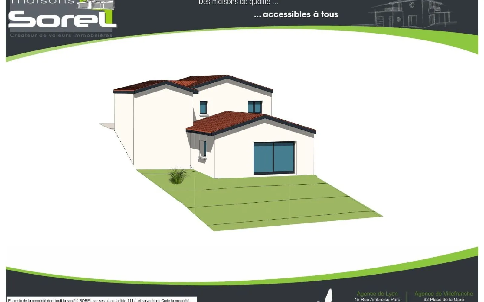 Maison 81.95 m² avec terrain à SEPTEME (38) à Septème — photo 2